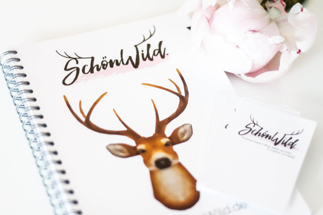 SchönWild, Logo, Notizbuch, Visitenkarte